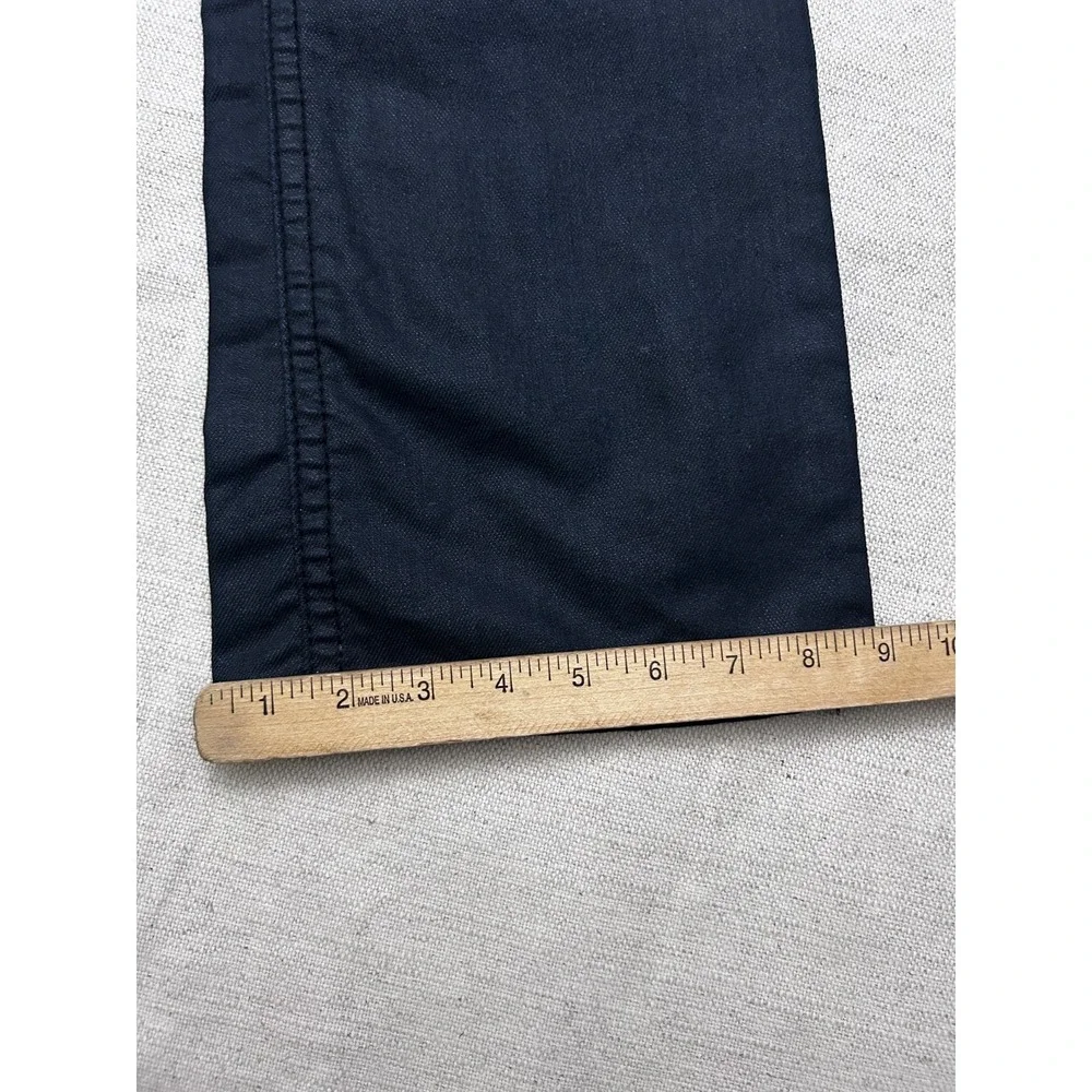 Royal Premium Coated Jeans Men's 32x30 Black Straight Stretch Casual Pants